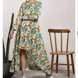 Multicoloured Printed Maxi Dress